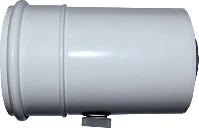 Wolf Anschluss-Adapter DN60/100 m.Meß- stutzen,L:150mm,weiß steckbar, 2651833