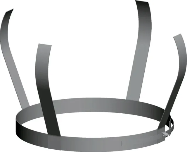 Wolf Abstandshalter DN250 aus Edelstahl