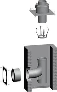 Wolf Schachtbausatz DN200/200 für Gasbrennwertgeräte ab 75 kW