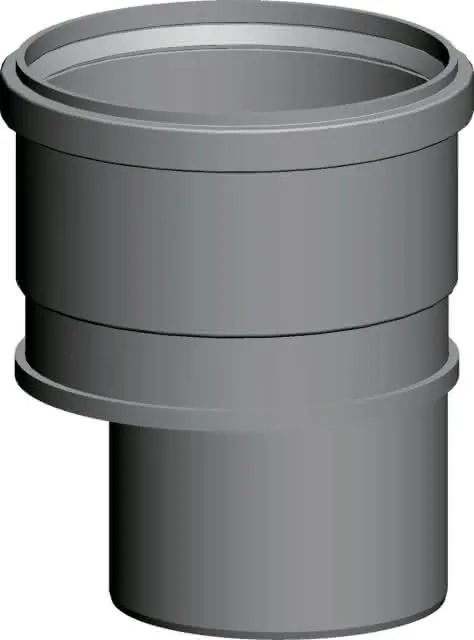 Wolf Erweiterung DN160 auf DN200 exzentrisch, aus Polypropylen