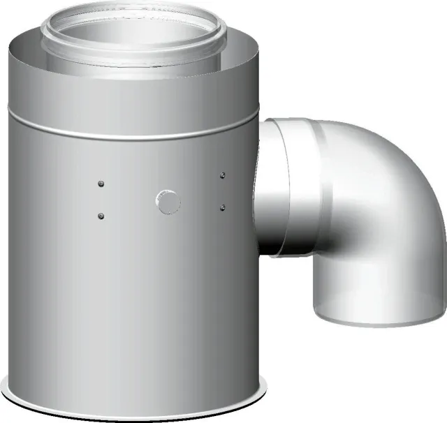 Wolf Adapter DN160x200x200/300 für raumluftunabhängigen Betrieb MGK