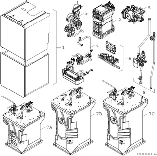 BOSCH Gas-Brennwertgerät, Kompaktmodul Condens GC 9000i WM 20/100 S 23 – Bild 3