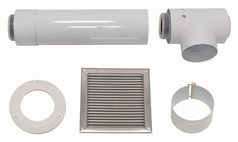 Vaillant Basis-Anschluss-Set für getrennte Luftzufuhr 80/125 mm PP