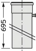Vaillant Geräte-Anschluss-Stück DN 200 PP für VKK 2006/3-2806/3