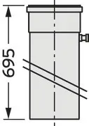 VA Geräte-Anschluss-Stück DN 200 PP für VKK 2006/3-2806/3