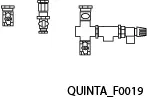 De Dietrich AP-Anschlussset Quinta 45 Nr. M 664416