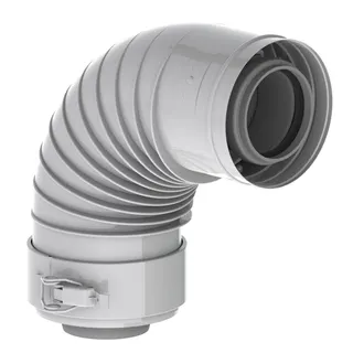 De Dietrich konz. Bogen PPS 90 Grad DN 60/100, Nr. M 85257W
