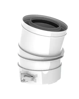 De Dietrich konz. Bogen PPS 30 Grad DN 60/100, Nr. M 85255W