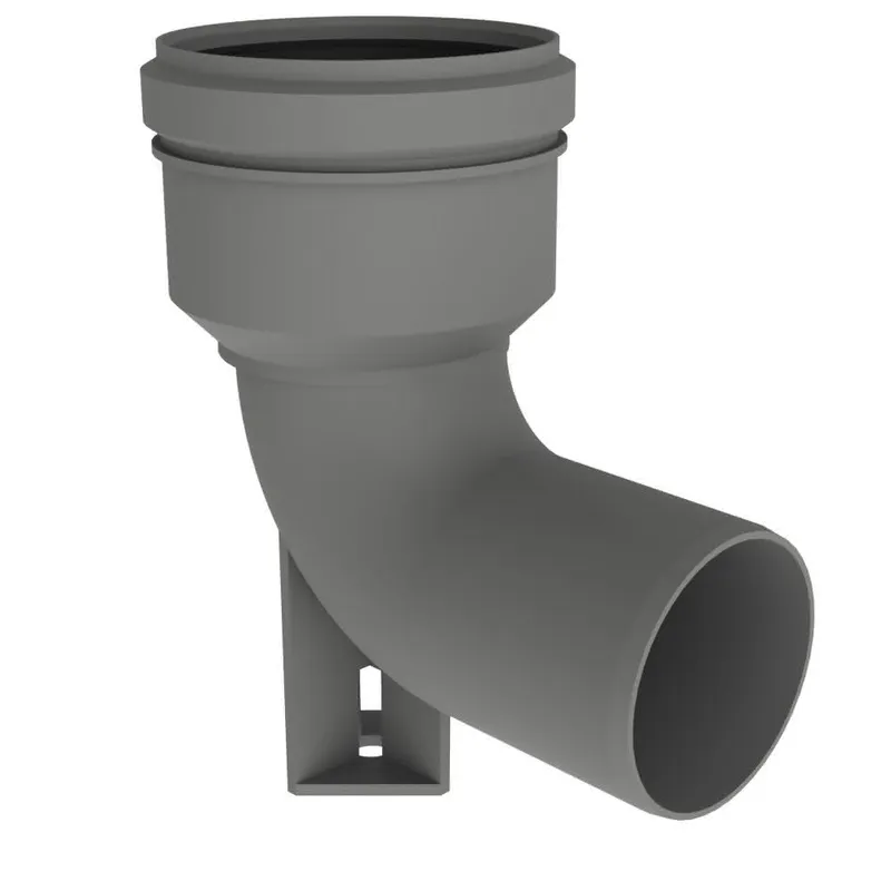De Dietrich Stützbogen DN 60 auf DN 80 mit Auflageschiene, Nr. M 85236