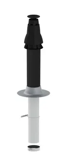 De Dietrich Bausatz RUD1, DN 100/150 Flachdach, anthrazit, Nr. Q 01125