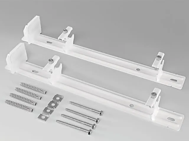 Arbonia Schnellmontagekonsole Set lang weiss RAL 9016, Nr. ZB02350001