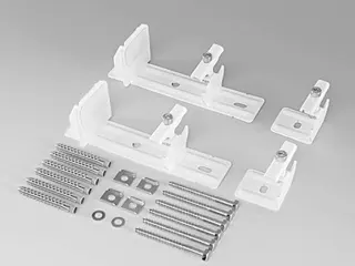 Arbonia Schnellmontagekonsole Set 2-teilig weiss RAL 9016,Nr. ZB02370001