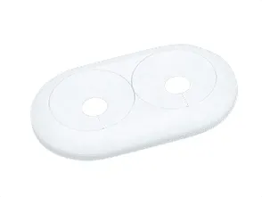 FF-Therm Doppelrosette 15mm für Heiz- körperverrohrung, Nr. 759.15.800