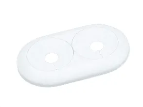 FF-Therm Doppelrosette 15mm für Heiz- körperverrohrung, Nr. 759.15.800