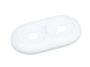 FF-Therm Doppelrosette 16mm für Heiz- körperverrohrung, Nr. 759.16.800