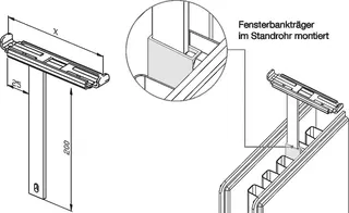 WEMEFA Fensterbankträger 200-350mm, 10-021 – Bild 2