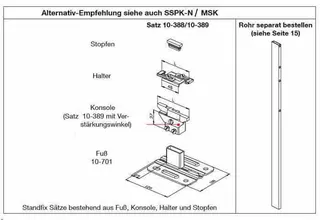 WEMEFA Befestigungssatz für die Innenmontage von PHK, 10-388 – Bild 2
