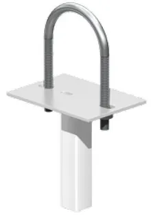 WEMEFA Hubkonsole Oberteil 8090, 270mm, 10-8090