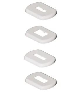 WEMEFA Kunststoffrosette weiß, glänzend 35x10mm (für Standrohr), 10-8703