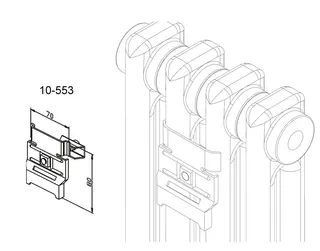 WEMEFA Klemmhalter Stahlradiator, 10-553 – Bild 2
