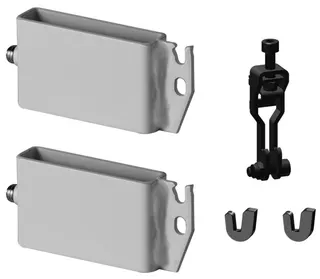 Kermi Trägerset für Standkonsolenfuß 60x10mm weiss für Typ10 + 11, ZB03100001