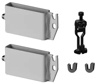 Kermi Trägerset für Standkonsolenfuß 60x10mm weiss für Typ10 + 11, ZB03100001 – Bild 2