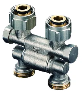 Oventrop ZB?-Absperrverschraubung G 3/4" ÜM x 3/4" AG, Nr. 1015711