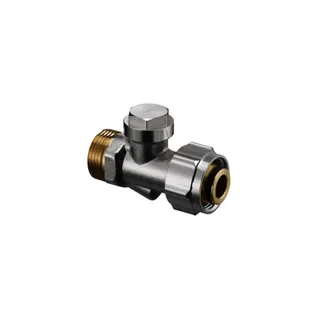 Oventrop Absperrverschraubung "Combi 3" 3/4"ÜM x 3/4" AG, Nr. 1016168 – Bild 2