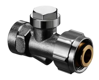 Oventrop Absperrverschraubung "Combi 3" 3/4"ÜM x 3/4" AG, Nr. 1016168 – Bild 3