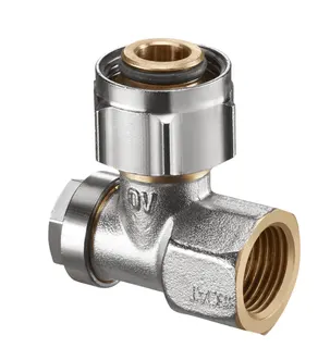 Oventrop Absperrwinkelverschraubung Combi 3" 3/4"ÜM x 1/2" IG, Nr. 1016567