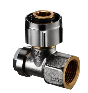 Oventrop Absperrwinkelverschraubung Combi 3" 3/4"ÜM x 3/4" AG, Nr. 1016569 – Bild 2