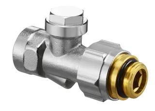 Oventrop Absperrverschraubung "Combi 3" 1/2"AG x 1/2" IG, Nr. 1016175