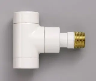 Zehnder Rücklauf-Verschraubung XE Eckform 1/2" chrom, 632128