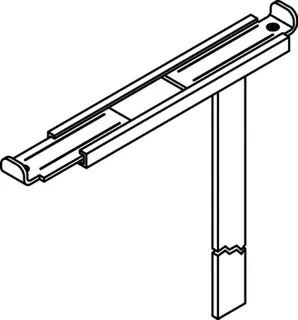 Zehnder Bankträger für Standkonsole STF 713002 – Bild 2