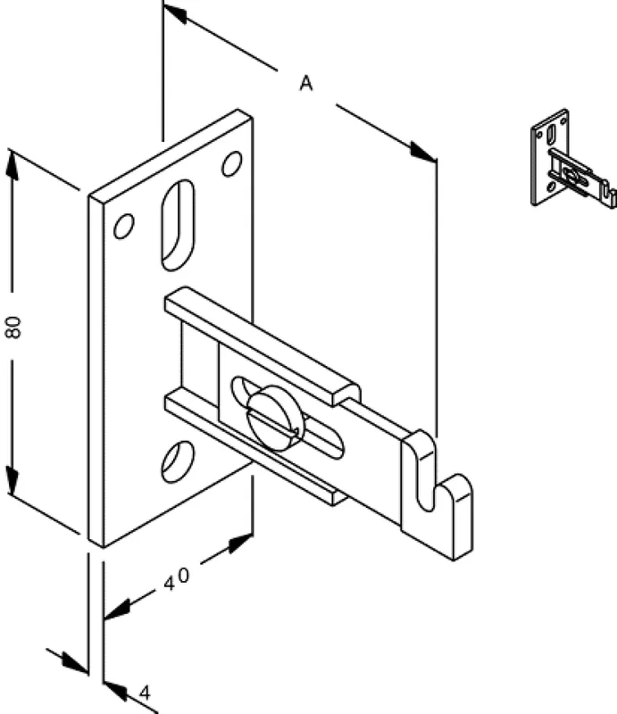 Zehnder Wandkonsole AK 2 Sonder-Lackierung, 796029