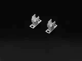 Zehnder Klemmhalter als Wandhalter SMB 2 RAL 9016, Nr. 173401