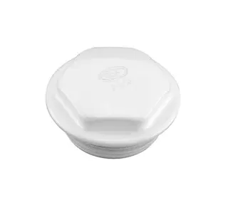 Zehnder Blindstopfen für 2-Säuler Linksgewinde 1", RAL 9016, 907001