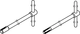 Zehnder Nippelschlüssel-Satz für 2-Säuler 1" 1250mm, 905020 – Bild 3
