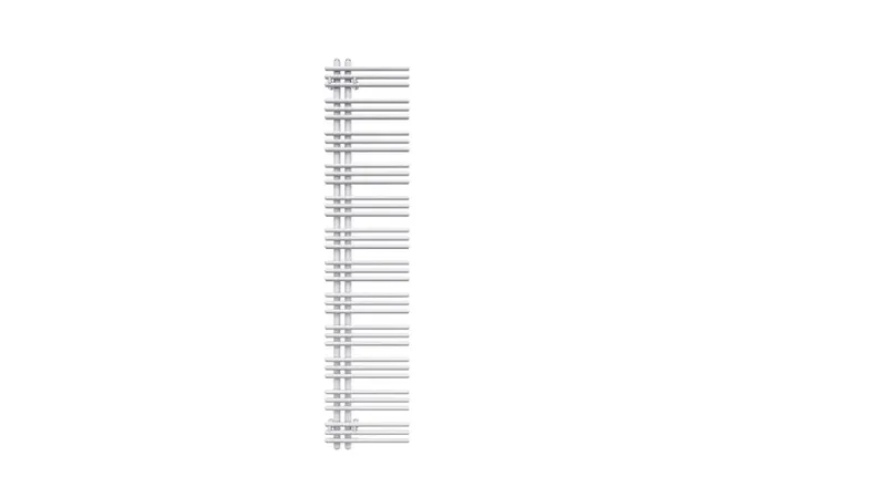 Zehnder Yucca RAL 9016 BH=1736mm BL=378mm YA 170-040