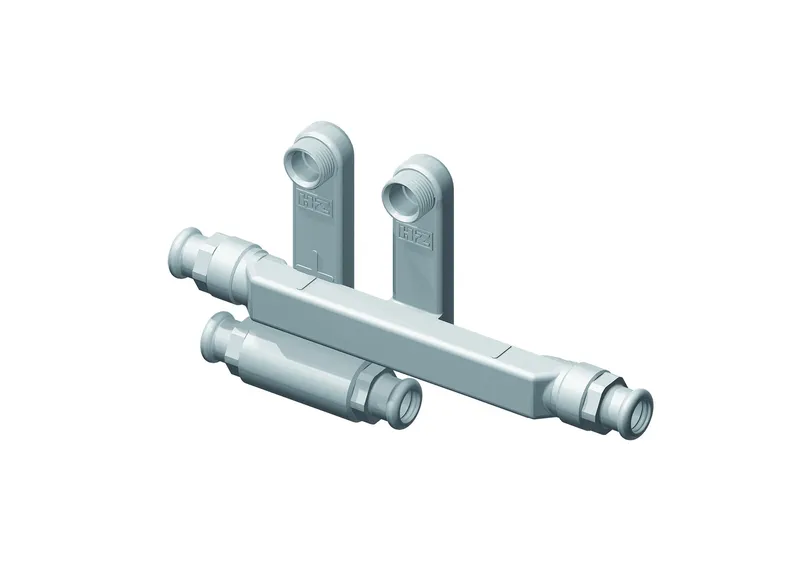 HZ-Heizkörperanschluss 15mm M Pressen Cu/C-Stahl Pressen Kontur M