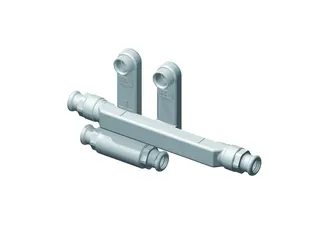 HZ-Heizkörperanschluss 18mm M Pressen Ni Cu/C-Stahl Pressen vernickelt Kontur M