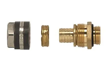 Schütz Anschlußverschraubung Metallver- bund-Rohr (m.O-Ring),1179365,14x2x1/2"AG