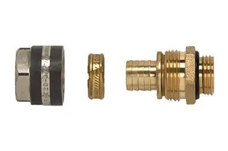 Schütz Anschlußverschraubung Metallver- bund-Rohr (m.O-Ring),1179365,14x2x1/2"AG