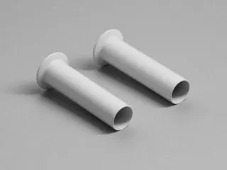 BEMM Konsolrohr, kürzbar, 200 mm 2er Set, Weiss 9016