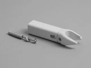 BEMM Seitenkonsole 12 Laser, WA 120 mm für Raumteiler, Weiss 9016