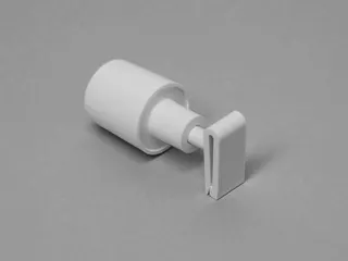 BEMM Distanzhalter für Heizkörper mit Laschen Weiss-Nylon,30-70 mm verstellb