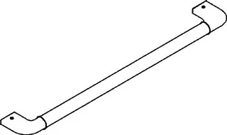 BEMM Handtuchbügel Stendino 400 mm Weiss 9016 – Bild 2