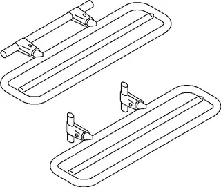 BEMM Garderobenablage 565/235 mm, SW für BHK,Era,Mera,Cobo Vertikal – Bild 2