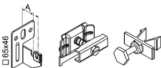 BEMM Konsolenset 2 Mera 20/30 mm für Mehrsäuler, 2x3-teilig, weiß
