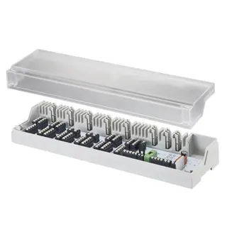 comfort roll 2.0 Anschlussleiste 10Zonen incl.Pumpenlogik 24V, Heizen/Kühlen